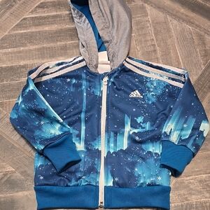 Adidas Kids Blue Hoodie